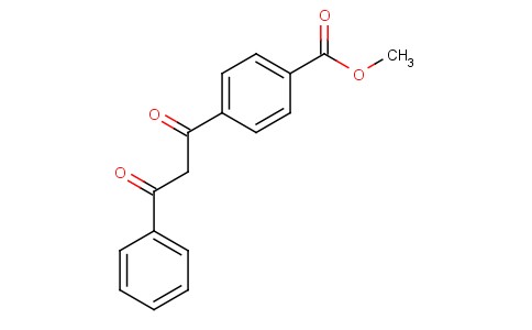 Benzoic acid, 4-(1,3-dioxo-3-phenylpropyl)-, methyl ester